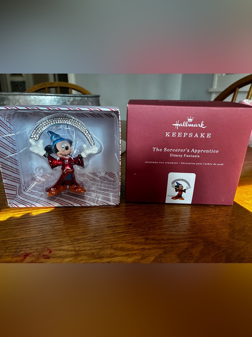 New Disney’s The Sorcerer Mickey Christmas Ornament